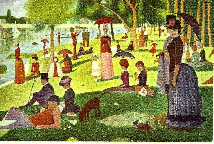 Georges Seurat en sommarsondag pa la grande jatte china oil painting image